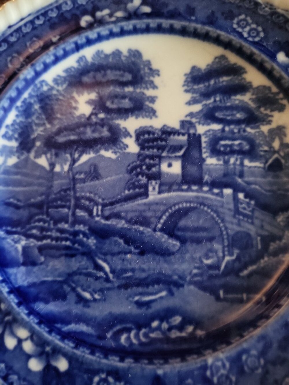 Vibrant Blue copeland spode tower saucer